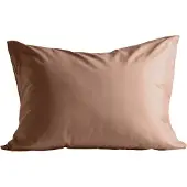 Zelesta Deluxe Uni Satijnkatoen Kussensloop Set van 2 - Aarderood 80x80cm