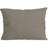 Zelesta Pure Uni kussenslopen Katoen set van 2 - Antraciet Grijs - 60x70cm