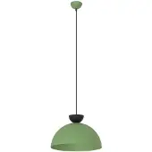 Emibig Hanglamp Lunaro, dimbaar, groen, Woon-/ Eetkamer, metaal, Modern, hanglamp