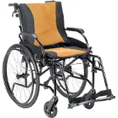 Multimotion Air rolstoel Zwart met bruine bekleding