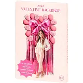 Avec Valentijn Backdrop Ballonnenset - Valentijn Balonnen - Valentijn Versiering - Strik