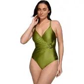 Ten Cate swimsuit buckle padded kiwi voor Dames | Maat 46