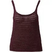 QS Gebreide top merlot