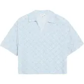 s.Oliver Blouse lichtblauw / wit
