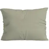 Zelesta Pure Duo Katoen Kussensloop set van 2 - Grijsgroen 80x80cm