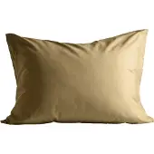 Zelesta Deluxe Uni Satijnkatoen Kussensloop Set van 2 - Okergeel 80x80cm