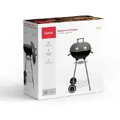 Livoo Charcoal barbecue - - DOC172K - ø41 cm - Chrome-plated steel grill - Height 69.5 cm - Handles - 2 toothed wheels