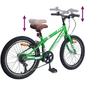 vidaXL Mountainbike 24 Inch 6-Speed voor 8-12 jaar oud Groen