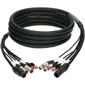 Klotz H1W33CT080 2xCAT/audio+power cable combikabel