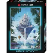 Heye Future Cities - Sky Isle Puzzel (1000 stukjes)