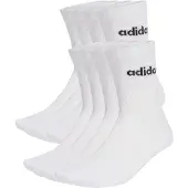 Adidas Sportsokken 'LINEAR CUSHIONED CREW SOCK 10 PAIR PACK' zwart / wit