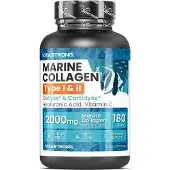 Vitastrong Marien Collageen Type 1&2 - 180 Tabletten, Huid En Gewrichten 180 St