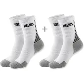 Helios Coolmax, hardloopsokken, 2 paar, wit