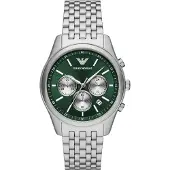Giorgio Armani Antonio Heren Zilveren Horloge AR11581