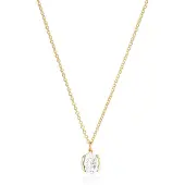 Sif Jakobs Ellisse Carezza Necklace SJ-N2353-CZ-YG