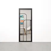 Barnwoodweb Binnendeur met kozijn Double Arc zwart