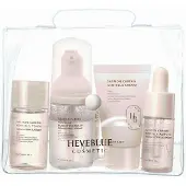 HEVEBLUE - Salmon Caring Centella - Korean skincare Travel Kit - 4 Delig