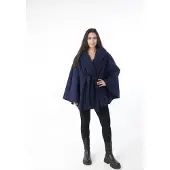 Elara Cape 'Bolero' navy