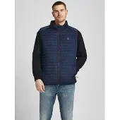 Jack & Jones Heren bodywarmer navy Plus Size