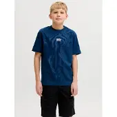 Jack & Jones Junior Shirt 'JCOBreeze' blauw / wit