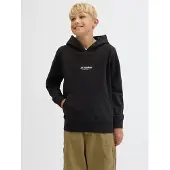 JACK&JONES JUNIOR Junior Sweatshirt 'JJESoho' zwart / wit