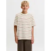 Jack & Jones Gestreept T-shirts Boys 164 Wit