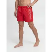 Jack & Jones Zwemshorts 'JPSTMaui' knalrood / wit