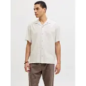 Jack & Jones Overhemd 'JJESummer' ecru / wit