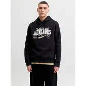 Jack & Jones Sweatshirt taupe / zwart / wit