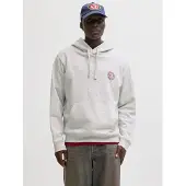 Jack & Jones Sweatshirt kersrood / wit gemêleerd