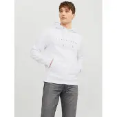 Jack & Jones Sweatshirt 'JJEStar' zwart / wit