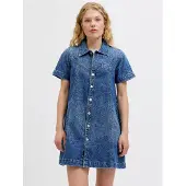 JJXX Blousejurk 'JXAMARA' blauw denim