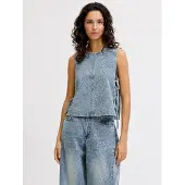 JJXX Top 'JXMabel' blauw denim