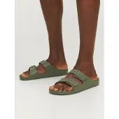 Jack & Jones Muiltjes 'JFWCroxton' donkergroen