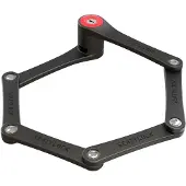 Seatylock Foldylock 85 Opvouwbaar slot 85cm Zwart + beugel
