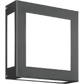 CMD Wandlamp buiten met bewegingssensor LEGENDO, zwart, Roestvrij staal, Modern