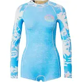 Billabong Spring Fever 2/2 Mm Dames Shorty Met Lange Mouwen En Rits Op De Rug