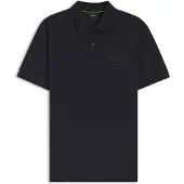 BOSS Paddy-polo met gestructureerde logopatch
