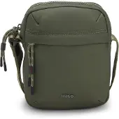 HUGO Reportertas van twill met metallic logoletters