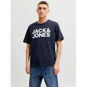 Jack & Jones Shirt 'Corp' navy / offwhite