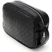 GUESS toilettas Torino Necessaire Black zwart