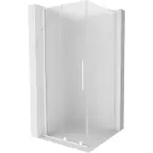 Mexen Velar L schuifdouchecabine 110 x 110 , matglas, wit - 871-110-110-33-20