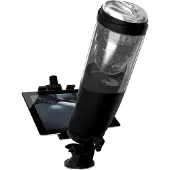 PDX Mega-Bator - automatische masturbator - roterend en op en neer - zwart