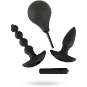 Black Velvets - anale vibrator set - 4-delig