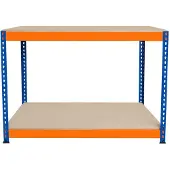 Monster Werkbank met 2 Planken S-Rax - Werkstation 300 kg - 120x60x90cm