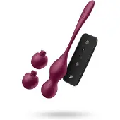 Satisfyer Love Birds Vary - App-gestuurde vibrerende geishabal (rood)