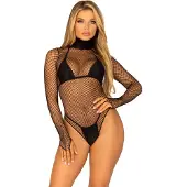 Leg avenue Turtleneck fishnet teddy