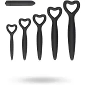 Ouch! Hoogwaardige Siliconen vaginale dilatorset - zwart