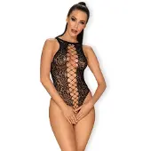 Obsessive Sexy Kanten Kruisloze Body - Zwart | Maat 5901688230312