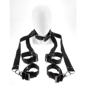 Sir Richards Command Hogtie & Halsband Set